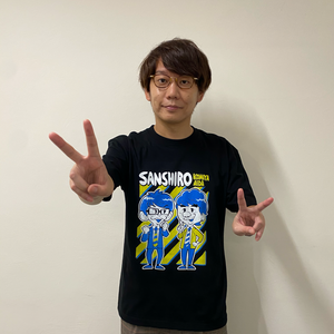 三四郎×MOUNTAIN GRAPHICS Tシャツ BLACK(チケット購入者優先販売)