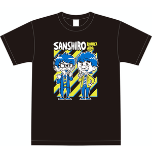 三四郎×MOUNTAIN GRAPHICS Tシャツ BLACK(チケット購入者優先販売) - 三四郎公式グッズショップ